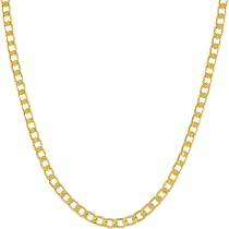 Cuban Link Chain Necklace 24k 