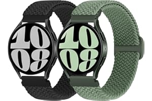 WNIPH Braided Strap Compatible with Samsung Galaxy Watch 4/5/6 Strap/Watch 4 6 Classic/Watch 5 Pro/Active 2,Garmin Forerunner 245/245 Music/265/265 Music,Vivoactive 3/Venu Sq,Vivomove 3/Luxe/Style/HR