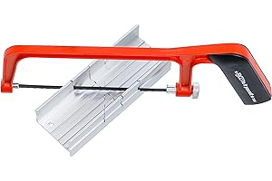 BGS DO IT YOURSELF BGS Diy 2082 | Arco de sierra de aluminio | con caja de ingletes y hoja de sierra | 150 mm