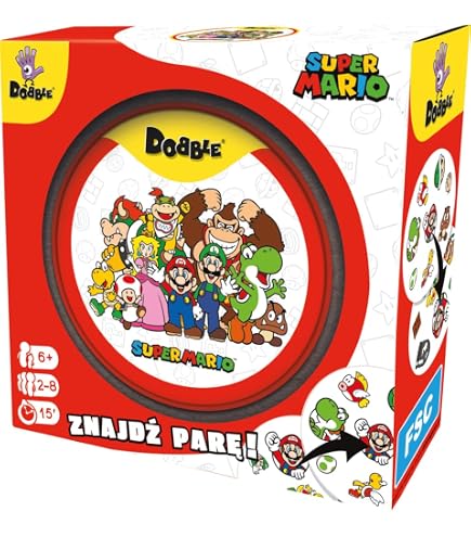 EPOCH Games Super Mario Cap Stacker - Gioco Di Equilibrio E Strategia Per 1+ Giocatori - 4+ Anni (Modello 7554) - 2