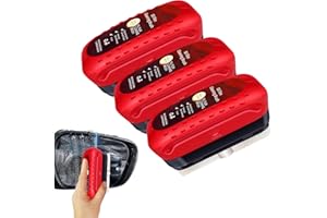 JurciCat 3 Pièces Brosse De Nettoyage De Film D'huile Automobile Multifonctionnelle Film Oléophobe pour Vitres D'automobiles Nettoyeur Vitres Voiture Décolleur Brosse De Nettoyage De Film D Huile