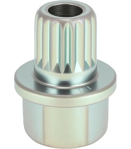 A ABSOPRO Boulons Antivol Roue Creux 33/17PT – Argenté – Clé Démonte Incluse – Compatible BMW