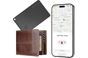 SUOXIOM Air Tag Card Wallet Tracker Card,1.6mm Thin,Waterproof Smart Bluetooth Tags,Item Tracker/Finder Compatible with Apple Find My (iOS Only), for Suitcases,Bags,Passports,Luggage (CHARGING CARD)