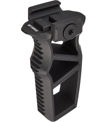 Poignée Pliable Airsoft Saigo Defense - Pour Rails 20mm - Couleur Désert (Tan) - Polymère Haute Résistance
