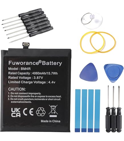 Batterie Originale Xiaomi Mi 10 Lite (BM4R) – Service Pack, Neuve, M2002J9G