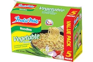 INDOMIE - Nouilles instantanées Végétarien 5-pack - (1 X 5 X 75 GR)