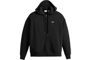Levi's Everyday Zip Hoodie Anthracite Night Fle, Caviar, L