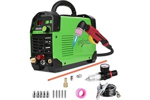 SPRIGHOLLY Plasma Cutter 50Amp 240V HF Non-Touch Pilot Arc Plasma Cutting Machine, 3/5"(16 mm) Max Cut New Upgrade CUT50L