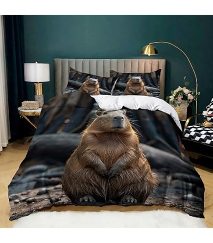 Bettwäsche Leopardenmuster 2-tlg Grau - Deckenbezug 135x200 + Kissen 80x80