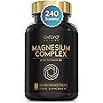 Advanced Magnesium Complex with Vitamin B6 | Made in The UK | Magnesium Supplements for Restless Leg Syndrome Relief, Leg Cramps & Sleep | Mag Citrate, Oxide & VIT B6 | 240 Capsules