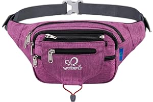 WATERFLY Bauchtasche Gürteltasche Damen und Herren Sport Hüfttasche für Laufen Fitness Joggen Wandern