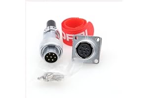 DRRI Weipu Connecteur WS16 TQ + Z 7 broches mâle femelle femelle bride carrée montage sur panneau connecteur industriel étanche