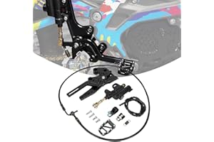 Runfarr Motorrad Hydraulische Hinterfußbremse,Aluminium Hauptbremszylinder Bremszylinder Hinten für Sur Ron S/X Segway X160 X260 Electric Off-Road