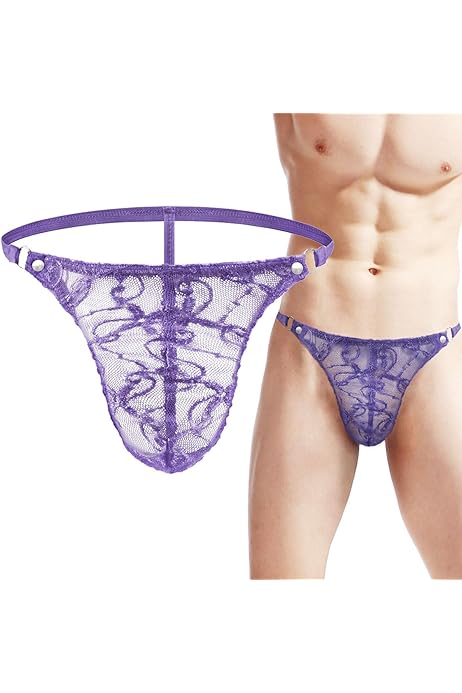 Calzoncillos Hilo Ropa Interior Hombre Suspensorio Hombre Tanga De - Main Image