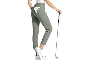 WILLIT Pantalon de golf léger pour femme - Séchage rapide - Imperméable