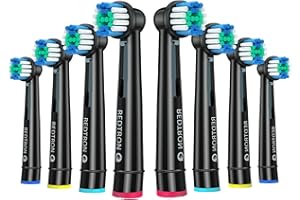 REDTRON Recambios para Cepillo de Dientes Eléctrico compatible con Oral B (8 unidades), Cabezal de cepillo de dientes Precision Clean Pro1000 Pro3000 Pro5000 Pro7000 y más