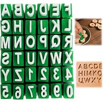 Lot de Tampons en Argile Alphabet, 2 Boîtes Tampon Lettre pour Argile Lot de Tampons en Argile Alphabet, 2 Boîtes Tampon Lettre pour Argile