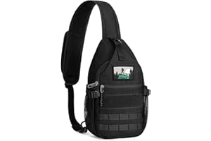 HALOVIE Anti Theft Crossbody Bag RFID Sling Backpack Lightweight Travel Hiking Shoulder Chest Bag Daypack for Men Women