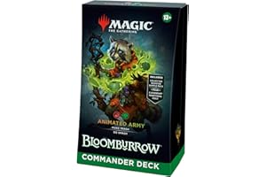 Magic: The Gathering Bloomburrow-Commander-Deck – Animierte Armee (Deck mit 100 Karten, Sammler-Booster-Probepackung mit 2 Karten + Zubehör) (English Version)
