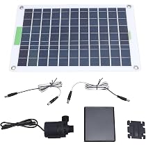 Solar Wasserpumpe 12V 100W Mit Speicherbox – Für Garten, Teich & Vogelbad, DIY Brunnen Ganz Einfach