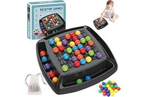 EEPLUYTY Intelektualna szachownica podwójna, gra planszowa, gra planszowa, gra planszowa do eliminacji, intelektualna szachownica, intelektualna deska do zabawy dla dorosłych i dzieci (nowoczesna, zbożowa, 80)