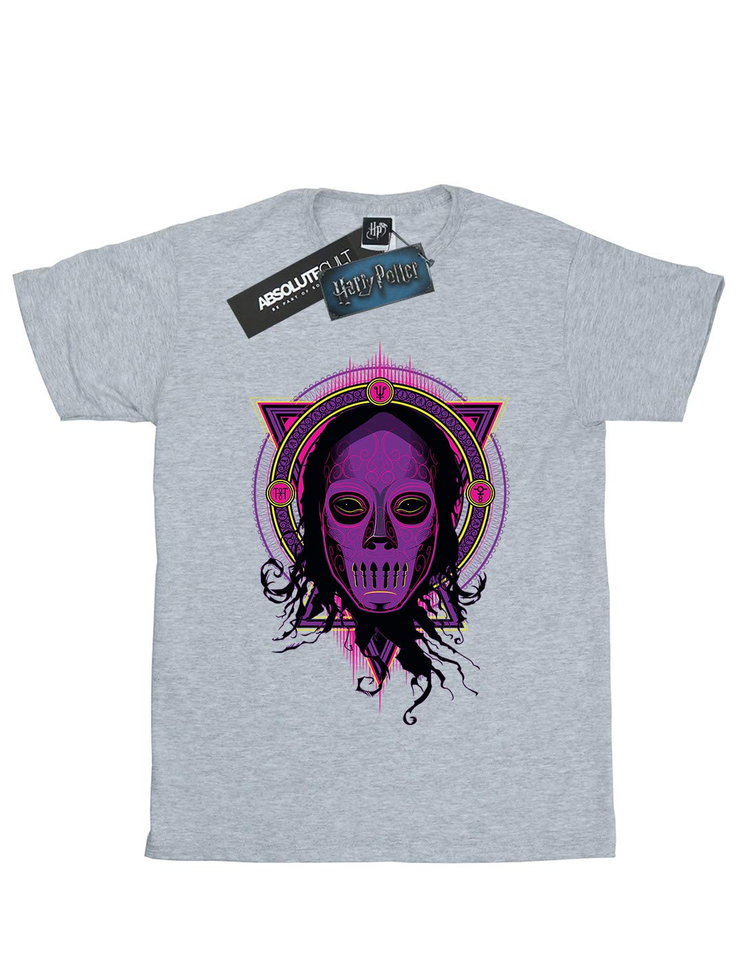 Absolute-Cult-Harry-Potter-Mdchen-Neon-Death-Eater-T-Shirt