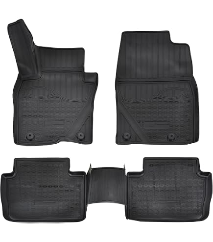 Gledring Tappeto Bagagliaio In Rubbasol Per Mazda CX-60 Hybrid (2022+) - Antiscivolo, Bordi Alti 2 Cm, Fino A 10L Di Liquidi, Compatibile Con Doggy Mat