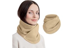 Figarge Cache-Cou D'Hiver, éCharpe éPaisse En Polaire Shaker Avec Double Boucle, éCharpe Col Pour Femmes, Snood éCharpe, Cache-Cou Chaud, Accessoire De Mode Pour Toutes Les Occasions