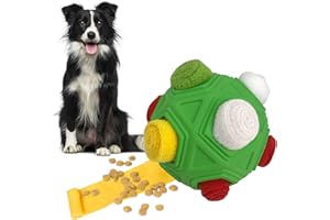 FOUVIN Schnüffelball für Hunde, Schnüffelteppich Schnüffelspielzeug Interaktive Hundespielzeug Futterball Futtermatte Anreicherung Welpen Geruch Trainingsspiel Fütterung Pad für Hunde (12 Löcher Ozean)
