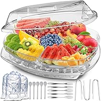 Prodyne 17403 Salade Sur Glace Avec Couvercle Dôme
