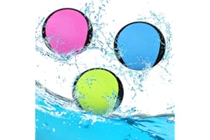 Aurasky 3 Stück Wasserball, Springender Wasserball, Strandball Wasserspringball, Stressabbau Ball, Wasserhüpfball Geschenk für Kinder Erwachsene Schwimmbad Strand Outdoor-Aktivitäten