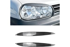 AUSMILA Scheinwerfer-Augenbrauen Blende Abdeckung für VW Golf 4 MK4 1997-2006