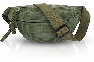 Maxmoc Umhängetasche Damen, Bauchtasche Damen Klein, Modische Cord Crossbody Bag Damen, Stilvolle & Praktische Brusttasche Gürteltasche Hüfttaschen für Outdoor Sport Reise Laufen Schule