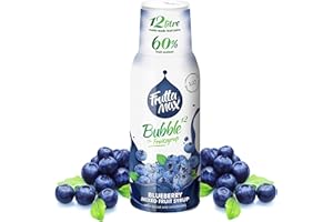 ‎FRUTTAMAX FruttaMax Heidelbeere Getränkesirup Frucht-sirup Konzentrat | weniger Zucker | mit 60% Fruchtanteil | 500ml