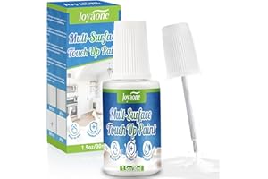 JOYAONE Bianca Riparazione per Piastrelle, White Enamel Paint for Kitchen Appliances & Bathroom, Fast Drying, Suitable For Bathtub, Tile, Metallal, Shower, Sink, Furniture, Chips