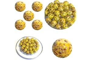 mesbilles - 10 Billes en Verre Pépite Précieuse - 9 Billes et 1 Calot