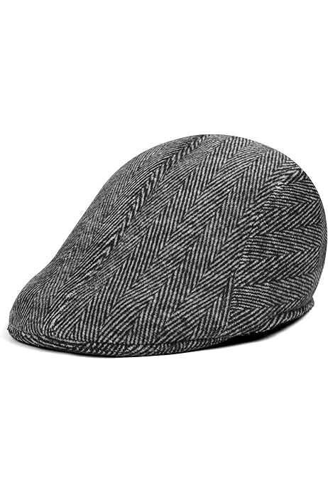 Cappello Newsboy In Cotone Uomo - Stile Britannico Retro, Taglia Regolabile - Foto 4
