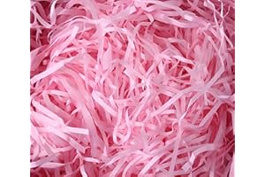 HXJDAM 150g Füllmaterial Geschenk, Geschreddertes Papier Für füllmaterial Geschenkbox, Füllmaterial Für Pakete, Festival Geschenk Dekoration.(Rosa)