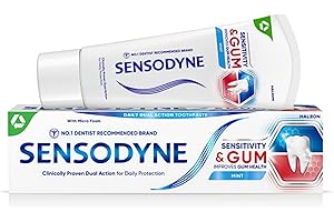 Sensodyne Toothpaste Sensitivity & Gum, Sensitive Toothpaste for Sensitive Teeth and Gum Problems, Mint Flavour, 75ml