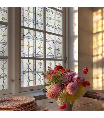 Artscape City Block Window Film | 61 X 92cm Privacy Decal For Glass, No Adhesive Needed