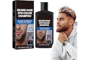 CYNAMUS Macchie Barba Shampoo, Capelli E Tintura Per La Barba Baffi & Barba Tintura per La Barba Per Laminazione Capelli Grigii, Dye Eliminates Grey Elimina i Capelli grigi Per Un Aspetto Più Pieno
