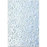 Sizzix 3-D dokulu Impressions Kabartma Lacey Kath Breen'den 665324, &ccedil;ok renkli, tek beden