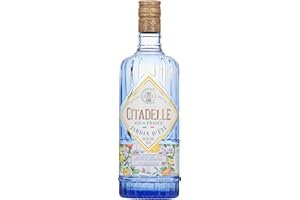 CITADELLE - Jardin D'Eté - Gin - Origine : France/poitou-Charente - 41,5% Alcool - 22 botaniques (Melon, Yuzu, Citron...) - A déguster en cocktail - 70 cl