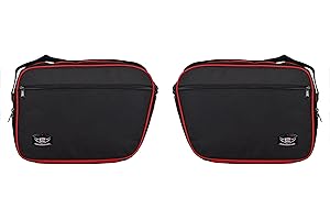 Great Bikers Gear - Bolsas para BMW K1600GT y GTL en color rojo y negro