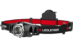 Ledlenser H3.2 Torcia Frontale LED, Messa a Fuoco Regolabile, orientabile, 120 Lumen, dimmerabile in Continuo, Portata Luminosa 100m, Uso con 3 batterie AAA, Torcia da Testa