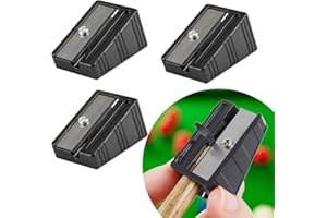 TEDBED Cue Tip Shaper 3Pcs Snooker Billiards Pool Cue Tip Shaper Correct Tool Black Pencil Sharpener Portable Mini Snooker Repair Accessories for Pool Table Board Game Room Billiard Cues Quick Fix