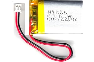 LIPO 3,7 V batteri 2000 mAh Polering: Vänster röd/höger svart JST-PH 2.0 kontakt