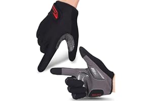 boildeg Guantes de Ciclismo,Guantes MTB,Antideslizante Pantalla Táctil,Tela Transpirable,Adecuado para Ciclismo de Montaña,Todo el Vehículo de Terreno,Bicicleta de Montaña