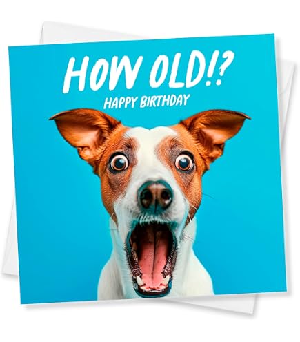 Old English Co. Aquarell-Hundekarte – Jack Russell Terrier, Blanko Innen