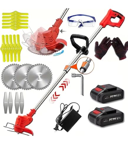 Rasentrimmermesser Schneidplättchen Für Grizzly Tools Akku